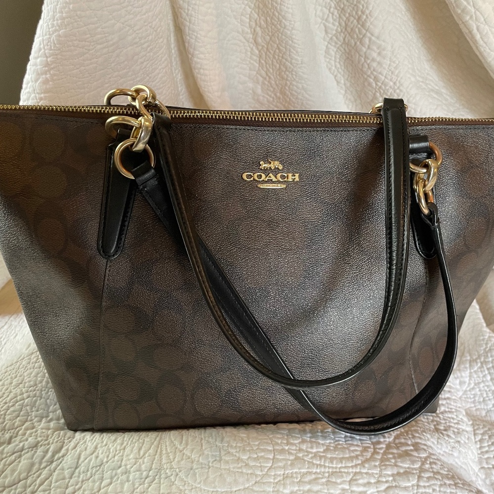 Coach Leather Tote Purse